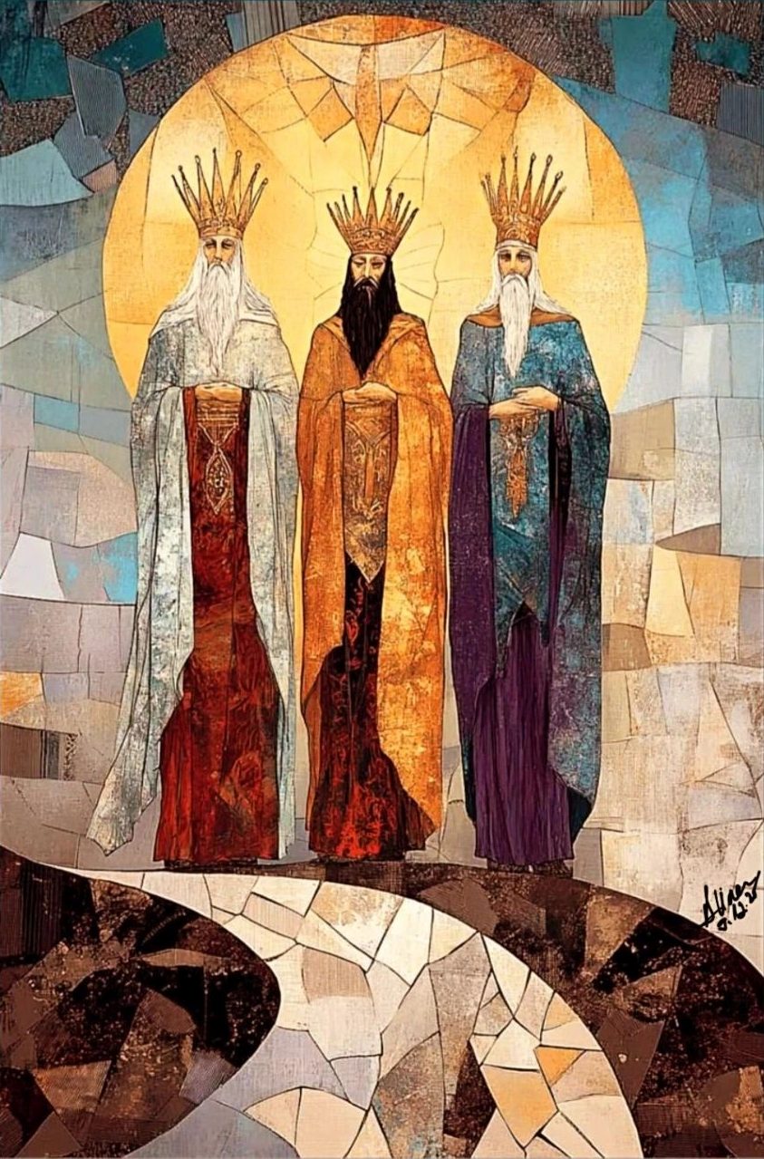 ArteDiAlina.com painting: The Wise Men